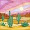 Pre-printed Daytime Desert-Scape Canvas Painting Kit by Artist&#x27;s Loft&#xAE;